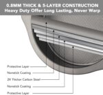 Tiawudi 9" Round Cake Pan Set of 2, 0.8mm Thick Heavy Duty Bakeware for Tiered & Layered Cakes, Nonstick Baking Pan with Diamond Texture for Even Heating, Cake Mold - Image 6