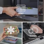 Bentgo Prep - 20-Piece 1-Compartment Reusable Meal Prep Containers with Lids, PFAS & BPA Free Materials, Durable, Microwave, Freezer, & Dishwasher Safe To Go Food Storage (Mint) - Image 6