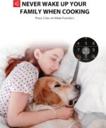 TOSHIBA ML-EM45P(BS) Countertop Microwave Oven with Smart Sensor and Position Memory Turntable, Function, 1.6 Cu.ft 13.6" Removable Black Stainless Steel, 1200W - Image 5