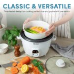 AROMA® 20-Cup (Cooked) One-Touch Rice Cooker and Food Steamer with Auto-Warm | 10 cups uncooked, 20 cups cooked (ARC-390NGP) - Image 4