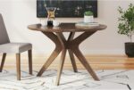 Signature Design by Ashley Lyncott Traditional Round Dining Room Table, Seats up to 4, Brown - Image 3