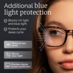 CCVOO Reading Glasses for Women, Eyeglasses, Blue Light Readers for Women, Computer Eye Glasses, Cheaters - Image 5