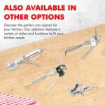 Chef Craft Select Can Opener with Tapper, 6.5 inches in length, Nickle Plated - Image 8