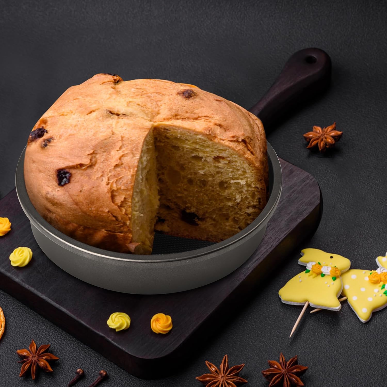 81kzD4TGwbL._AC_SL1500_.jpg Tiawudi 9" Round Cake Pan Set of 2, 0.8mm Thick Heavy Duty Bakeware for Tiered & Layered Cakes, Nonstick Baking Pan with Diamond Texture for Even Heating, Cake Mold - Image 9