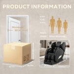 2025 Massage Chair Full Body, Zero Gravity SL-Track Shiatsu Massage Recliner Chair with Body Scan, 6 Fix Point Rollers,Airbags,Deep Yoga Stretch, Heating Function - Image 5