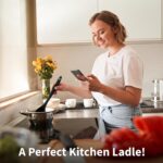 Zulay Kitchen Soup Ladle – Ergonomic, Heat-Resistant & Versatile for Serving Soup, Chili, Gravy & More - Black - Image 8