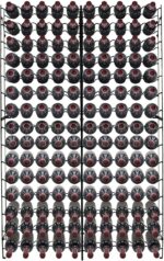 Sorbus Wine Rack Freestanding Floor - Wine Bottle Holder Holds 150 Bottles of Wine - 150 Bottle Capacity Wine Storage for Any Bar, Wine Cellar, Kitchen, Dining Room - Image 4