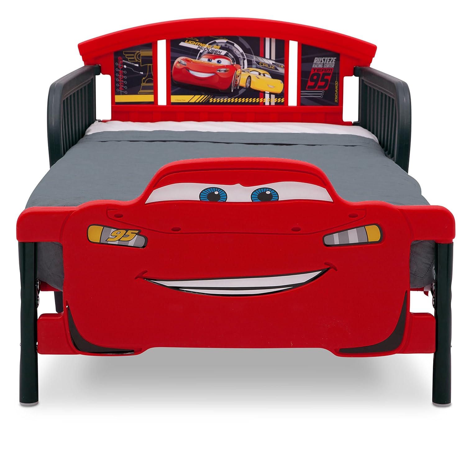 81tK-ZX4IaL._SL1500_.jpg Delta Children 3D-Footboard Toddler Bed, Disney/Pixar Cars 3 - Image 5