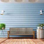 Outsunny Wicker Outdoor Couch, 3-Seat Rattan Outdoor Patio Sofa, 1000 lbs. Capacity, Acacia Wood Patio Furniture Couch with Steel Seat and Armrests for Backyard, Porch, Teak - Image 10