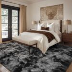 6x9 Ft Large Shag Rugs for Living Room Decor, Tie-Dyed Ultra Soft Fluffy Furry Area Rugs for Bedroom Indoor Floor, Aesthetic Carpet for Kids Home (Dark Grey) - Image 4