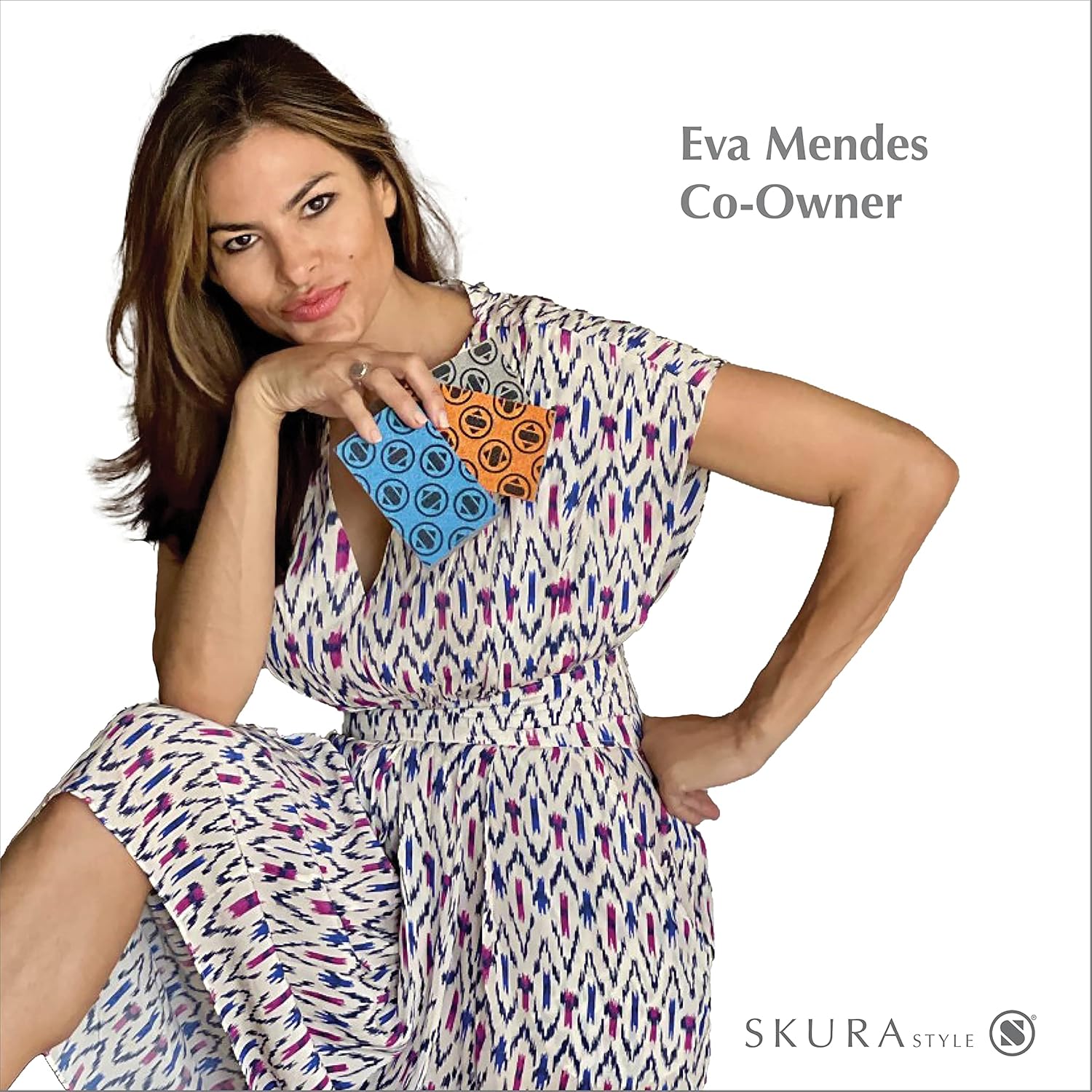 91AQZo2dm5L._AC_SL1500_.jpg Skura Style Smart Kitchen Dish Sponges (Bulk 8 Pack) | Odor Free Non-Scratch Scrub Pad | Household Cleaning Scrubber for Sink, Counters, Surfaces, Pots, Pans, Dishwashing | Color-Fade Change Indicator - Image 3