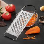 Cheese Grater Handheld, HIA Flat Coarse Stainless Steel Graters for Kitchen, Food Grater with Anti-Slip Handle, Perfect for Potato, Vegetable, Butter, Parmesan Cheese - Image 10