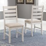 Signature Design by Ashley Skempton Modern Farmhouse Dining Room Chair, 2 Count, Whitewash - Image 3