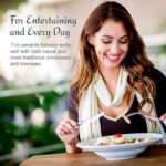 Mikasa Harmony 65-Piece Flatware Set for 12, 18/10 Stainless Steel Silverware with Forks, Knives, Spoons, and Serving Utensils, Elegant Design - Image 6