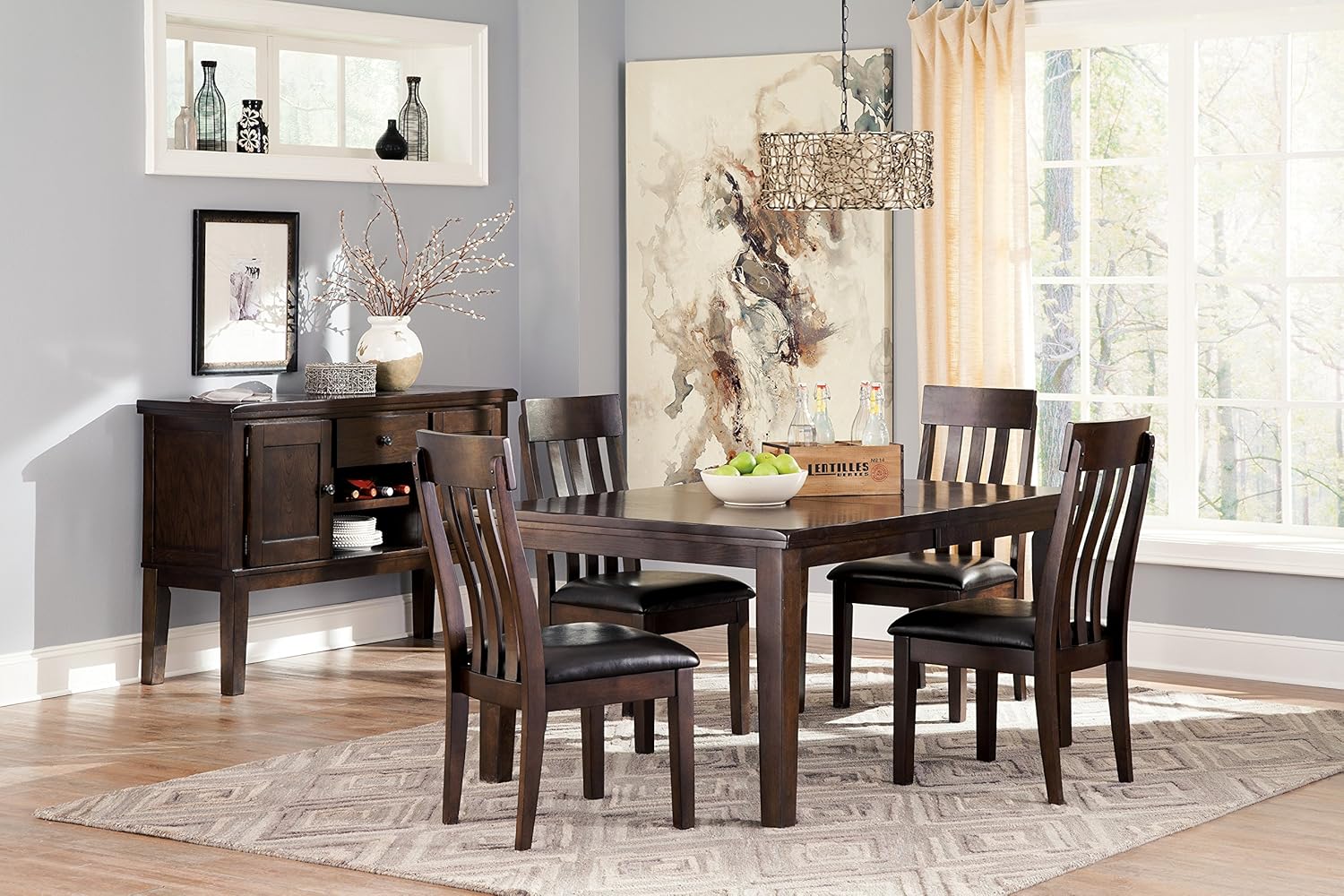 91gDiT6HkL._AC_SL1500_.jpg Signature Design by Ashley Haddigan Dining Room Chair, Dark Brown - Image 3
