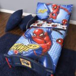 Delta Children Plastic Toddler Bed, Marvel Spider Man - Image 6