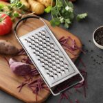 Cheese Grater Handheld, HIA Flat Coarse Stainless Steel Graters for Kitchen, Food Grater with Anti-Slip Handle, Perfect for Potato, Vegetable, Butter, Parmesan Cheese - Image 6