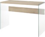 Convenience Concepts SoHo Console Table/Desk, Weathered White - Image 5