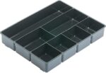 Rubbermaid Extra Deep Desk Drawer Director Tray, Plastic, 11.875 x 15 x 2.5 Inches, Black - Image 3