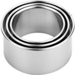 Cookie Cutters - Biscuit Cutters/Stainless Steel Dumpling Cutters/Cake Pastry Cutters/Cake Cookie Scone Cutters Molds stamps for Cooking Baking (3Pcs, Round Edge) - Image 2