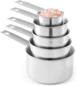 Stainless Steel Measuring Cups, Laxinis world 5 Piece Stackable Measuring Set (1) - Image 2