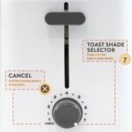 Elite Gourmet ECT-1027 Cool Touch Toaster, 7 Toast Settings Cancel Functions, Slide Out Crumb Tray, Extra Wide 1.5" Slots for Bagels Waffles Specialty Breads, Puff Pastry, Snacks, White - Image 4