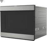 SHARP SMD2499FS Smart Convection Microwave Drawer Oven with Easy Wave Open, 24-inch, 1.4 Cubic Feet, 950 Watt, Concealed Glass Touch Control Panel, Works with Alexa Certified, Edge to Edge Black Glass - Image 4