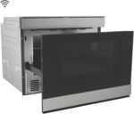 SHARP SMD2499FS Smart Convection Microwave Drawer Oven with Easy Wave Open, 24-inch, 1.4 Cubic Feet, 950 Watt, Concealed Glass Touch Control Panel, Works with Alexa Certified, Edge to Edge Black Glass - Image 5