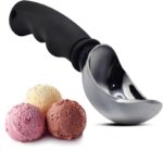 Heavy Duty Ice Cream Scoop Stainless Steel Icecream Scooper With Non Slip Rubber Grip Handle, Metal Spade Spoon Kitchen Tool 7 inch - Image 10