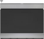 SHARP SMD2499FS Smart Convection Microwave Drawer Oven with Easy Wave Open, 24-inch, 1.4 Cubic Feet, 950 Watt, Concealed Glass Touch Control Panel, Works with Alexa Certified, Edge to Edge Black Glass - Image 2