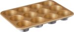 Nordic Ware Naturals Aluminum NonStick Muffin Pan, Twelve 2.75 Inch Cups - Image 2