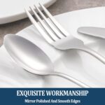 Dinner Forks,Set of 16 Top Food Grade Stainless Steel Silverware Forks,Table Forks,Flatware Forks,8 Inches,Mirror Finish & Dishwasher Safe,Use for Home,Kitchen or Restaurant - Image 5