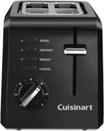 Cuisinart CPT-122BK 2-Slice Compact Plastic Toaster, Black - Image 2