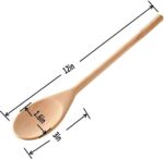 Kitchen Wooden Spoons Mixing Baking Serving Utensils Puppets 12 In - 12 Pack - Image 6
