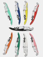 CORKAS Wine Key - Professional Handcrafted Heavy Duty Waiter Corkscrew, Compact Wine Opener with Double Hinged, Foil Cutter and Bottle Opener, Gifts for Servers, Sommelier, Bartenders - Red - Image 10