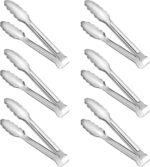 6 Pack Serving Tongs Kitchen Tongs, Buffet Tongs, Stainless Steel Food Tong Serving Tong, small tongs - Image 2
