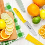 8 pieces Paring Knives (4PCS Peeling Knives and 4PCS Knife Sheath), Ultra Sharp Vegetable and Fruit Knife,German Steel Small Kitchen Knife with PP Plastic Ergonomic Handle - Image 5