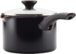 Farberware Glide Nonstick Sauce Pan/Saucepan with Straining and Lid, 3 Quart, (Black) - Image 10