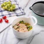 COOK WITH COLOR Nesting Plastic Mixing Bowl Set with Pour Spouts and Handles, Mint, 4 Piece Non-Slip - Image 7