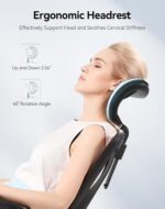SIHOO M18 Ergonomic Office Chair for Big and Tall People Adjustable Headrest with 2D Armrest Lumbar Support and PU Wheels Swivel Tilt Function Black - Image 5