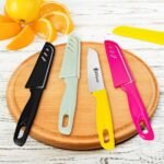 8 pieces Paring Knives (4PCS Peeling Knives and 4PCS Knife Sheath), Ultra Sharp Vegetable and Fruit Knife,German Steel Small Kitchen Knife with PP Plastic Ergonomic Handle - Image 7