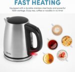 Aroma Housewares 1.0L / 4-cup Stainless Steel Electric Kettle (AWK-267SB) - Image 4