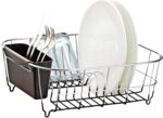 Neat-O Deluxe Chrome-Plated Steel Small Dish Drainers (Black) - Image 2