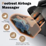 Culanta Massage Chair Full Body, Zero Gravity SL-Track Shiatsu Massage Recliner Chair with Body Scan, Airbags, Foot Rollers, Deep Yoga Stretch, Heating (U1-Black) - Image 7