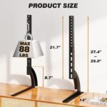 5Rcom TV Stand Mount, Universal TV Stand Tabletop for 22 to 65 inch Plasma LCD LED Flat Screen TVs, Strong TV Legs Holds up to 88lbs, Height Adjustable TV Base, Max VESA 800 x 500mm - Image 8