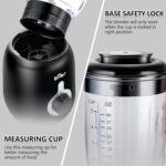 Bear Blender, 2025 New 700W Smoothie Countertop Blender with 40oz Cup for Shakes and Smoothies, 3-Speed for Crushing Ice, Puree and Frozen Fruit with Autonomous Clean - Image 6