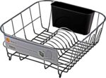 Neat-O Deluxe Chrome-Plated Steel Small Dish Drainers (Black) - Image 9