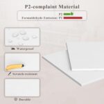 YESHOMY Farmhouse TV Stand for Televisions up to 65 Inches, Sliding Barn Doors and Storage Cabinets, Console Table and Media Furniture for Living Room, 58 Inch, Milk White - Image 8