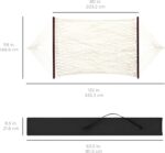 Best Choice Products 2-Person Double Hammock, Outdoor Woven Cotton Rope Hammocks for Backyard, Patio w/Spreader Bars, Carrying Case, 450lb Weight Capacity - Image 8