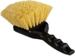 SPARTA 3650500 Plastic Scrub Brush, Cleaning Brush, Utility Brush With Polypropylene Bristles For Cleaning, 8 Inches, Black - Image 2